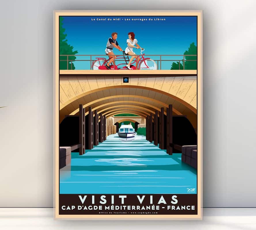 Affiche « Visit Vias" ©Doz