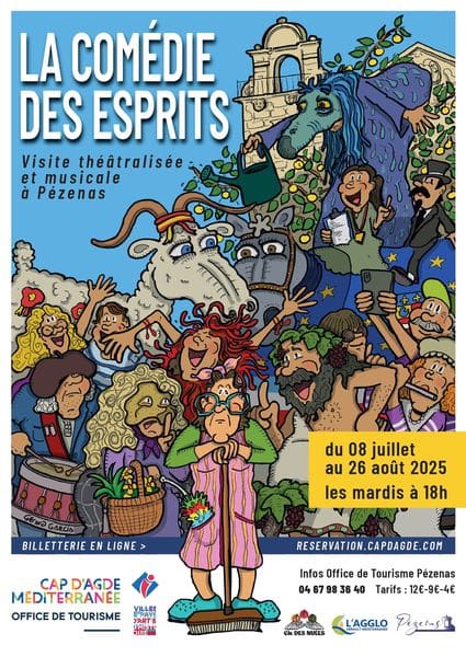Visite théâtralisée Pézenas 2025