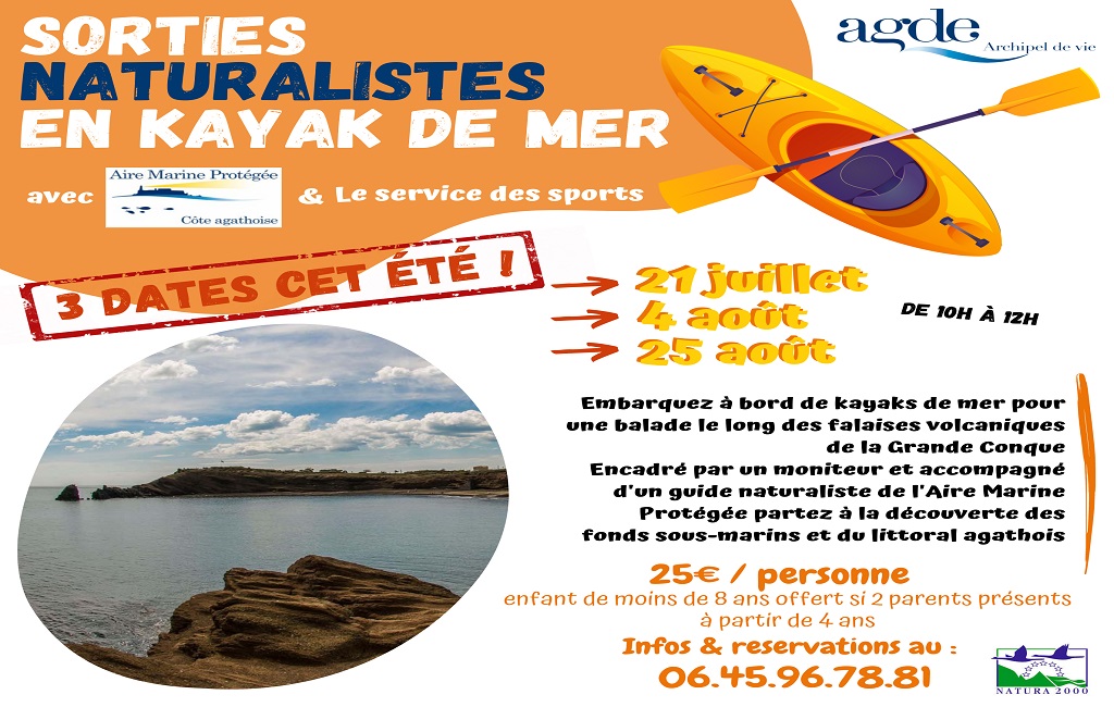 SORTIE NATURALISTE EN KAYAK DE MER Fêtes et Manifestations Office